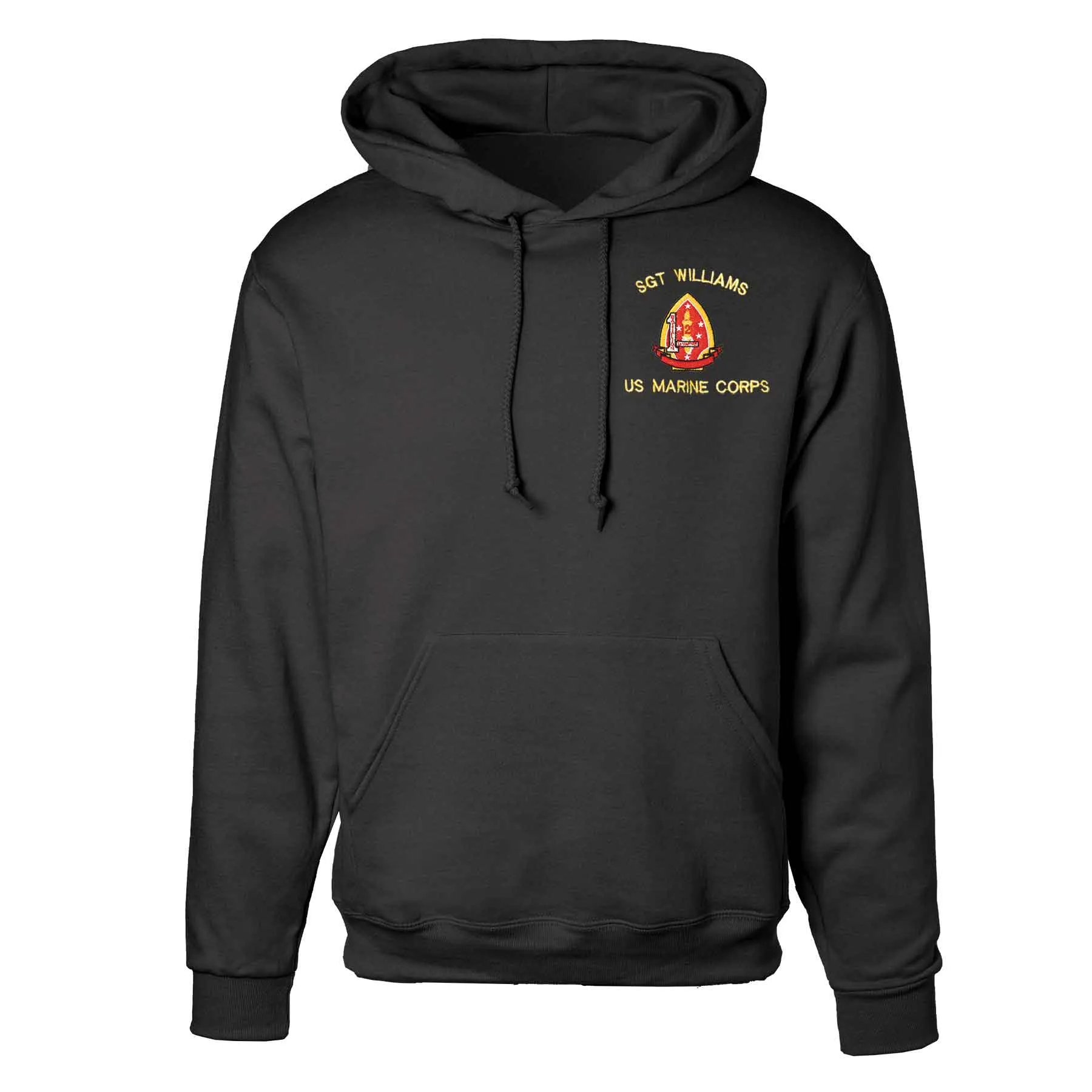 1st Battalion 2nd Marines Embroidered Hoodie