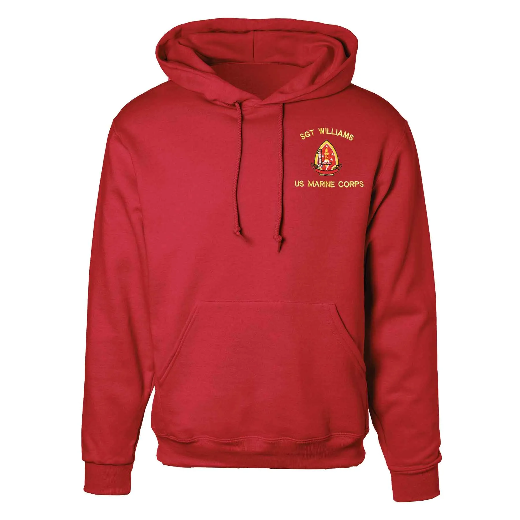 1st Battalion 2nd Marines Embroidered Hoodie