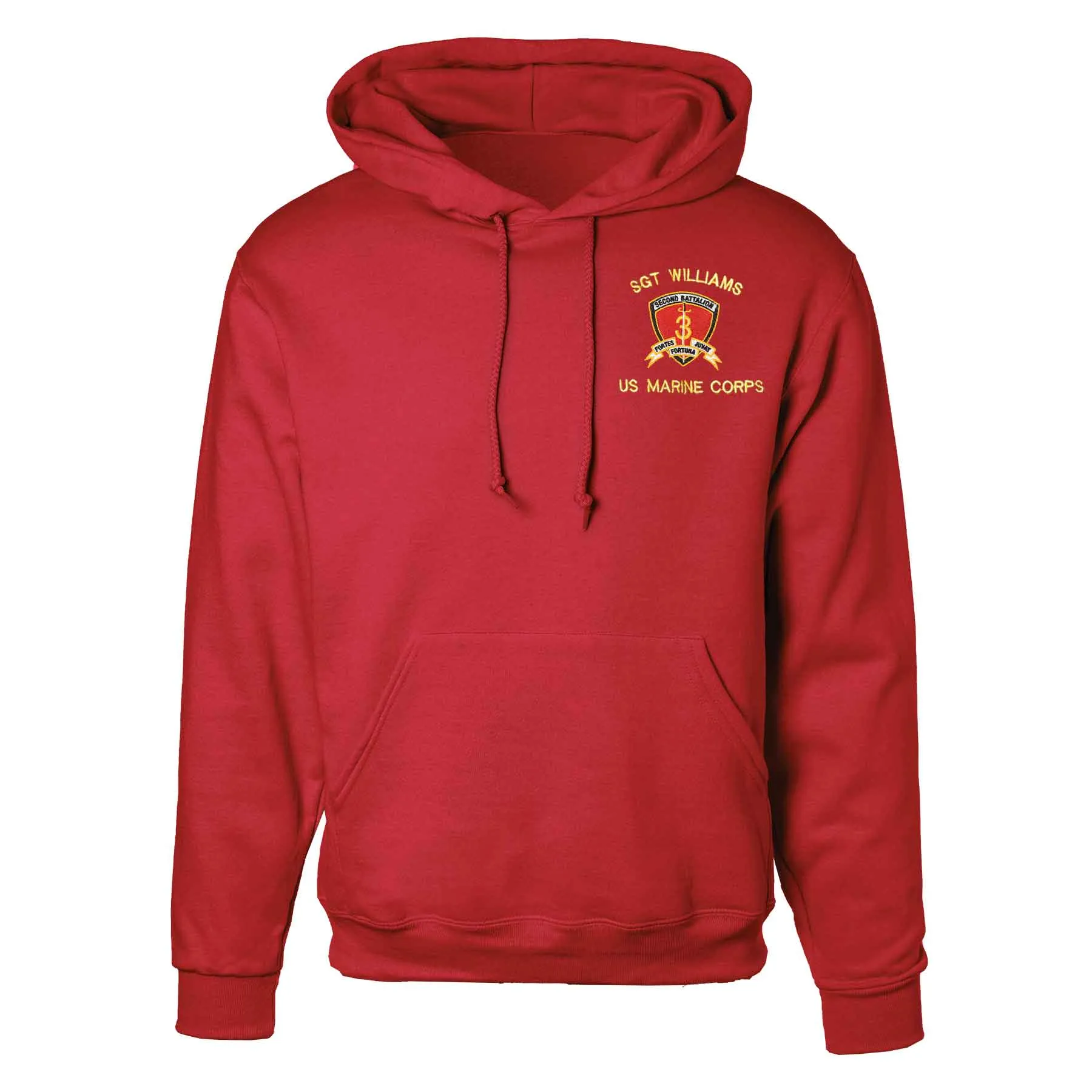 2nd Battalion 3rd Marines Embroidered Hoodie