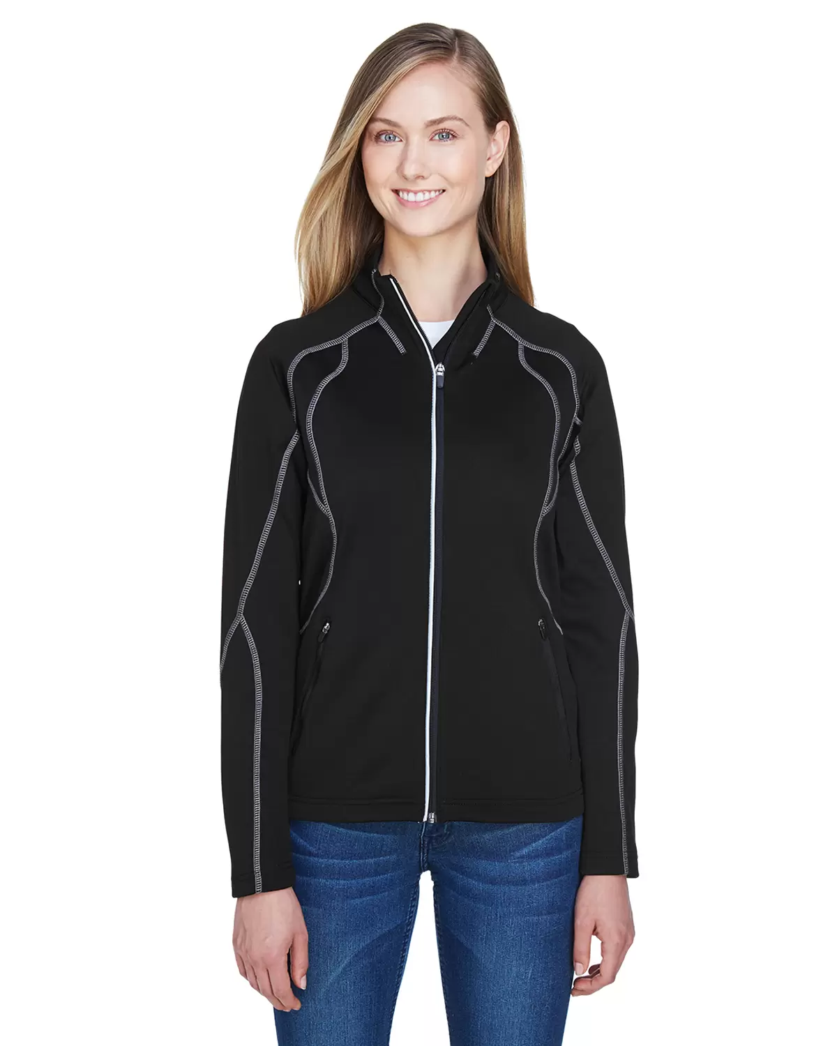 78174 North End Gravity Ladies' Performance Fleece Jacket  SKU: 78174