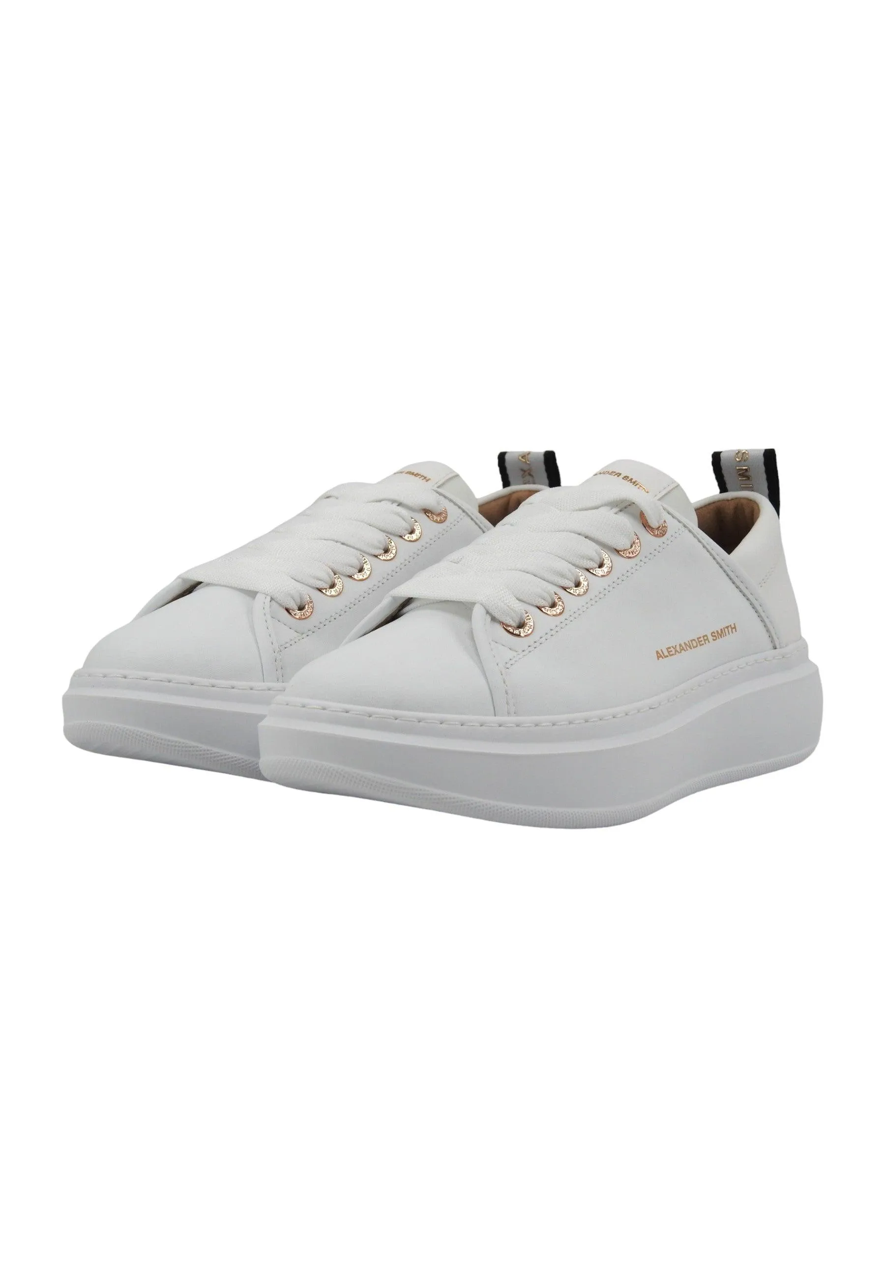 ALEXANDER SMITH Wembley Sneaker Donna Total White WYW0106