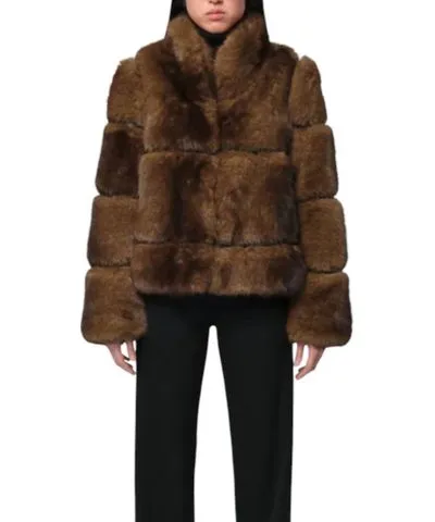 Apparis Sai Faux Mink Coat