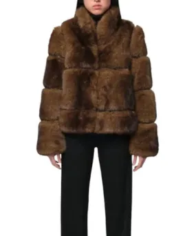 Apparis Sai Faux Mink Coat