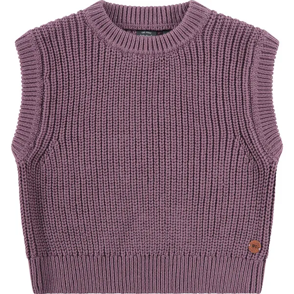 Babyface Sweater Vest, Purple