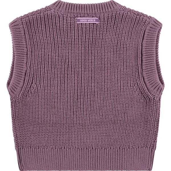 Babyface Sweater Vest, Purple