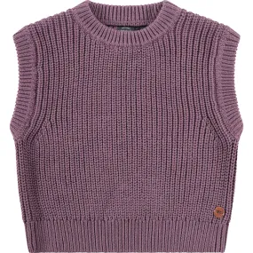 Babyface Sweater Vest, Purple