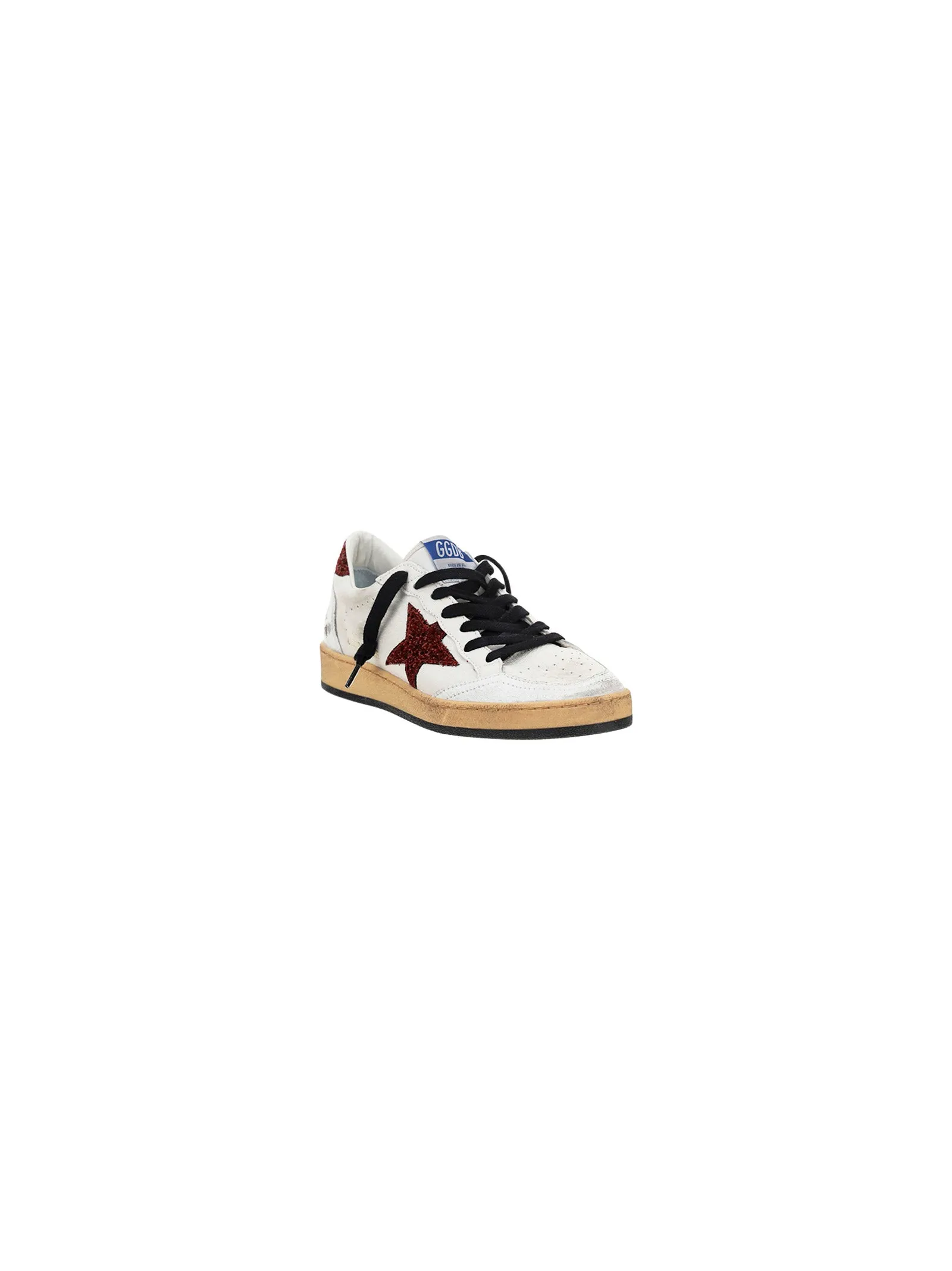 Ball Star Sneakers - White/Bordeaux