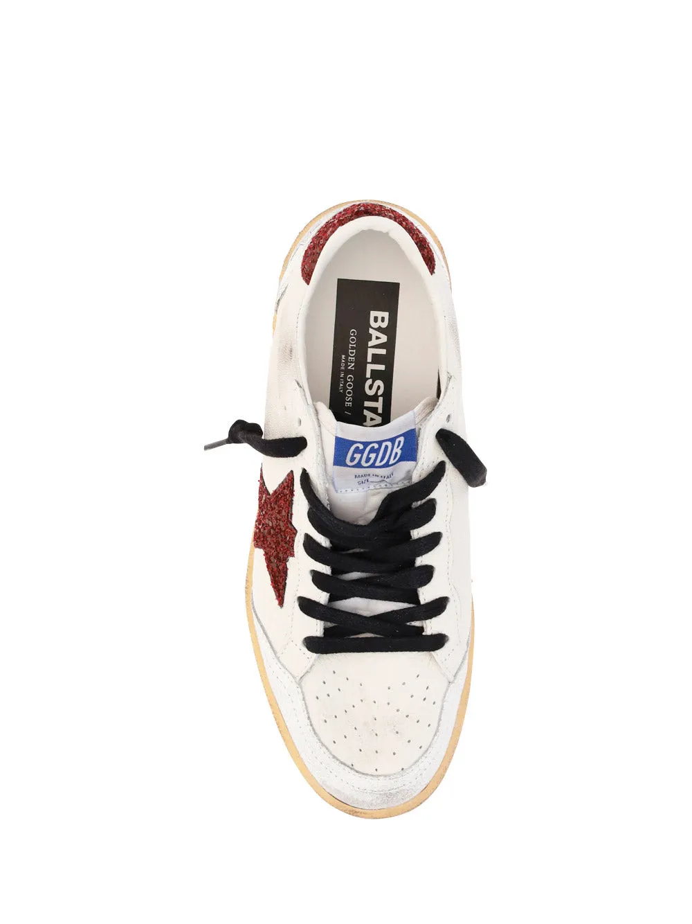 Ball Star Sneakers - White/Bordeaux