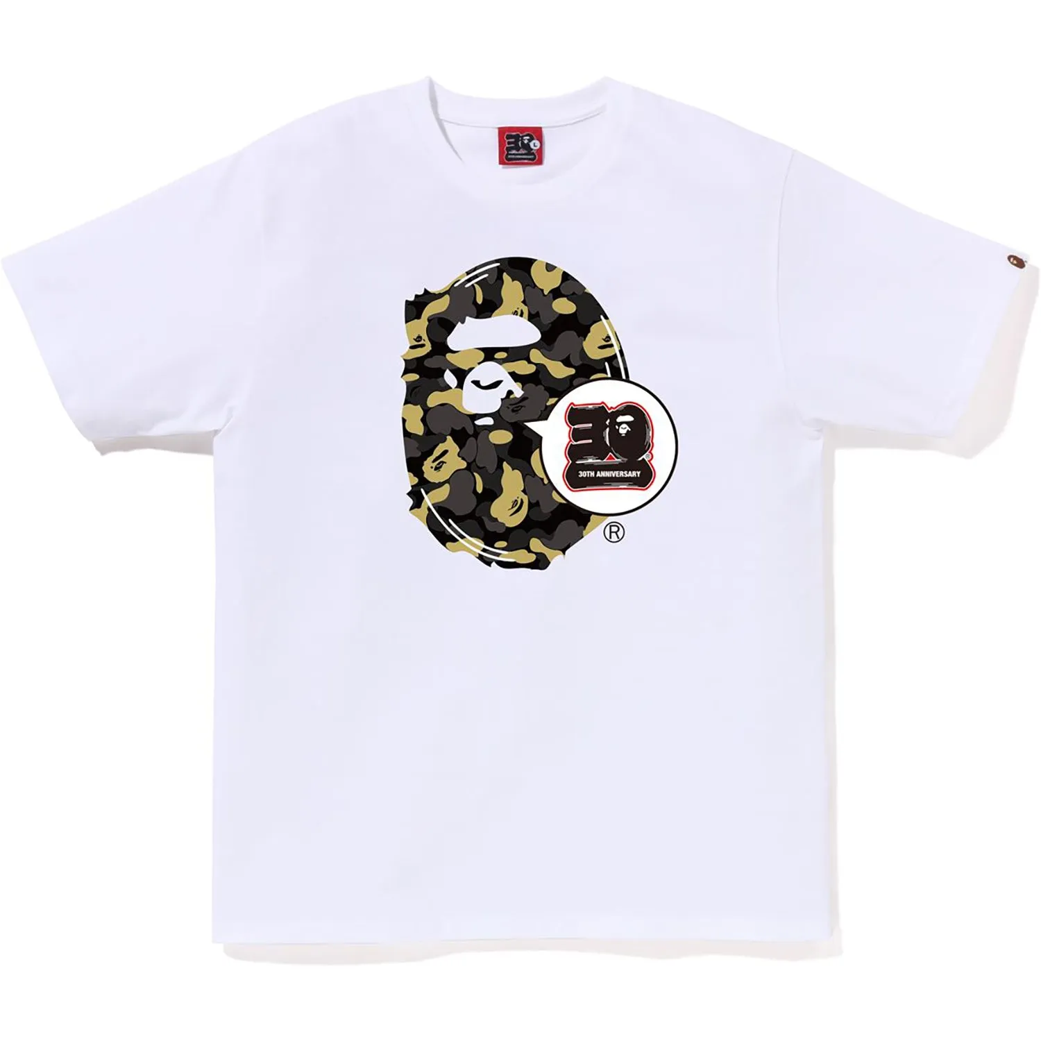 BAPE STORE MADISON AVENUE BAPE 30TH ANNIV. APE HEAD TEE SET MENS