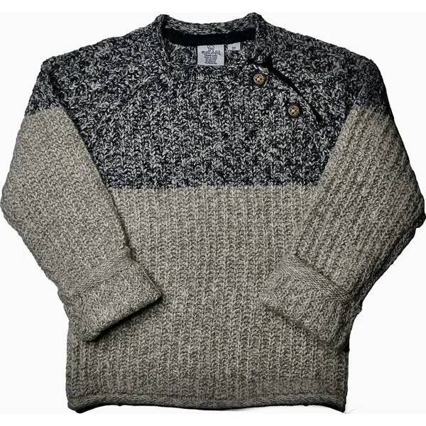 Bear Camp Andy Cut & Sew Sweater Toddler Grey