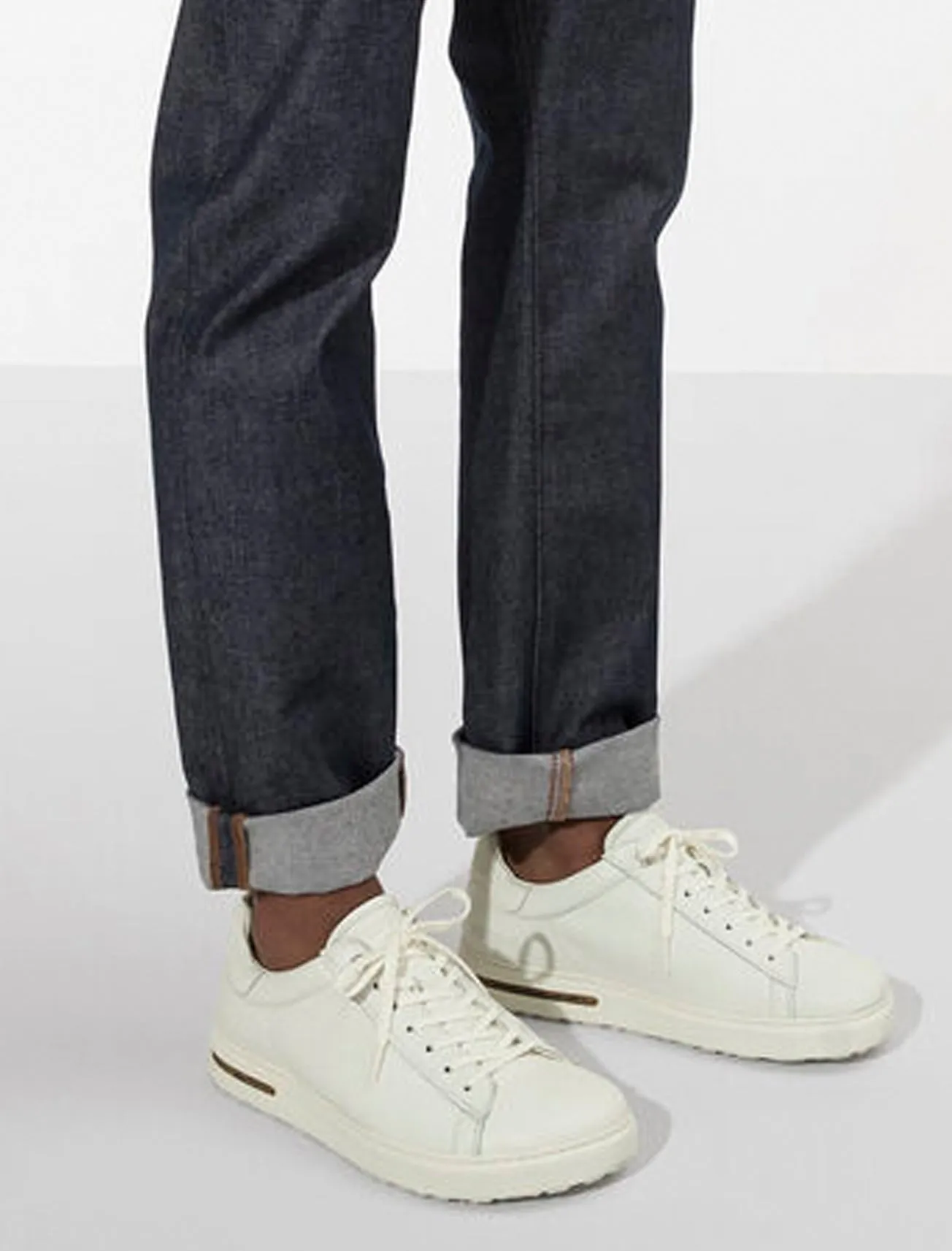 Bend Leather Sneaker, White