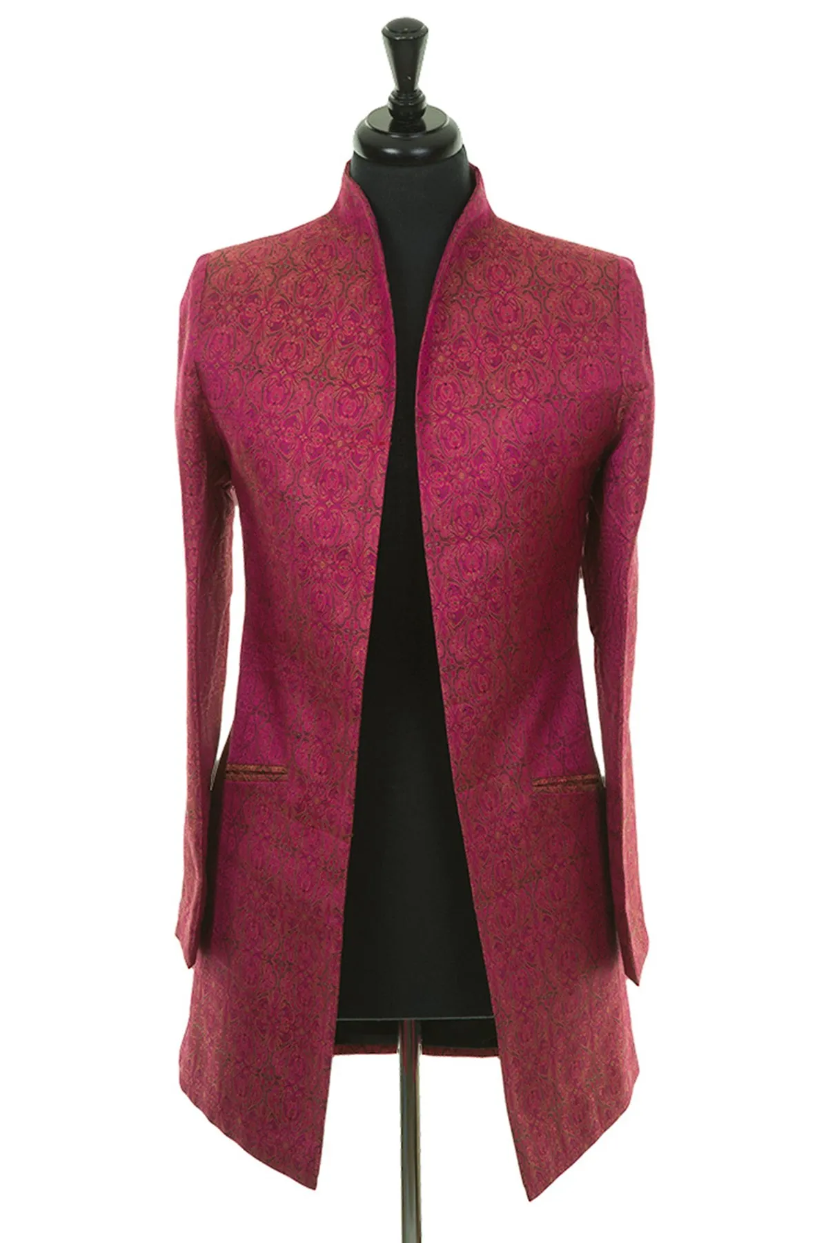 Bhumi Jacket in Pink Jacquard