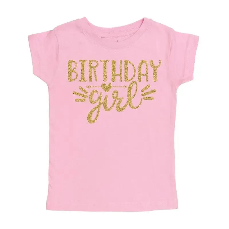 Birthday Girl Pink Tee