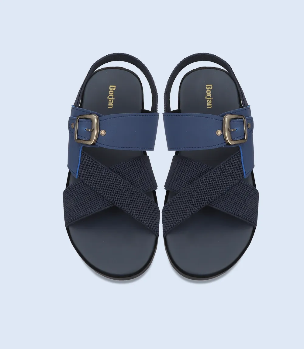 BM5623-NAVY-Men Sandals