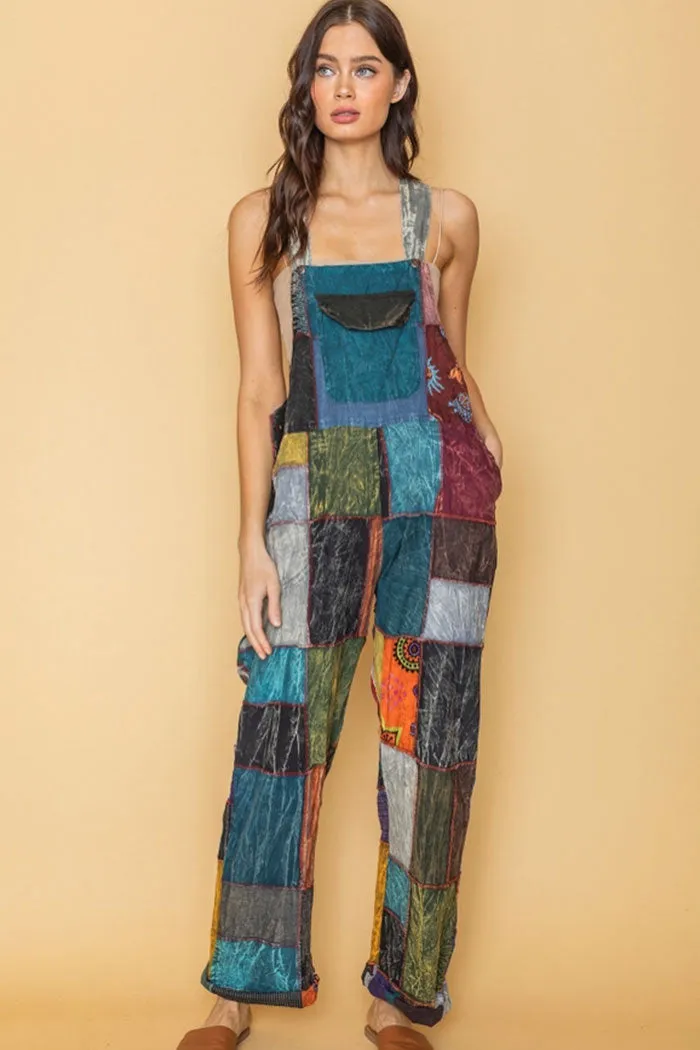 Bohemian Gypsy Patch Jumpsuit