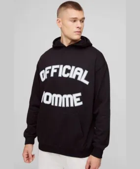 boohoo Mens Oversized Official Homme Graphic Hoodie