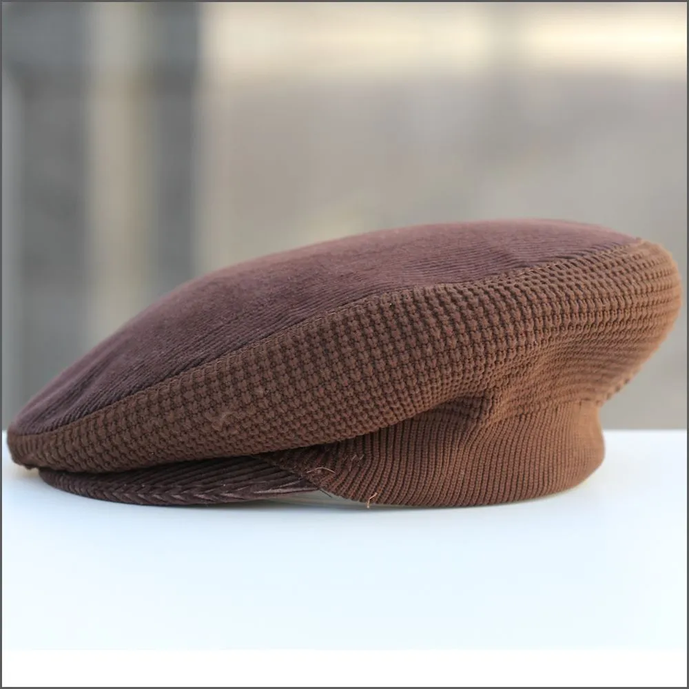 Brown Cord Cap+