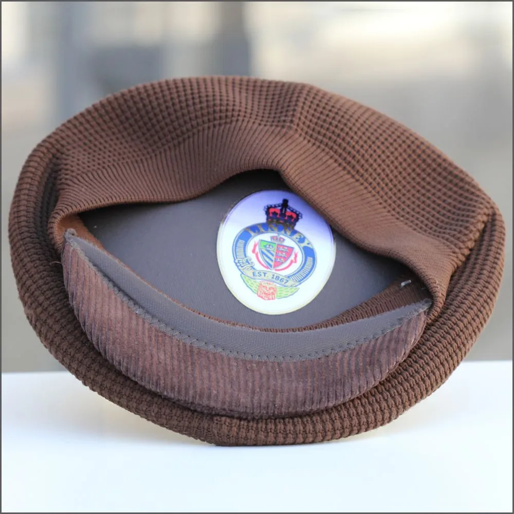 Brown Cord Cap+