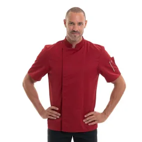 Burgundy Short Sleeve Kitchen Coat Nero - ROBUR