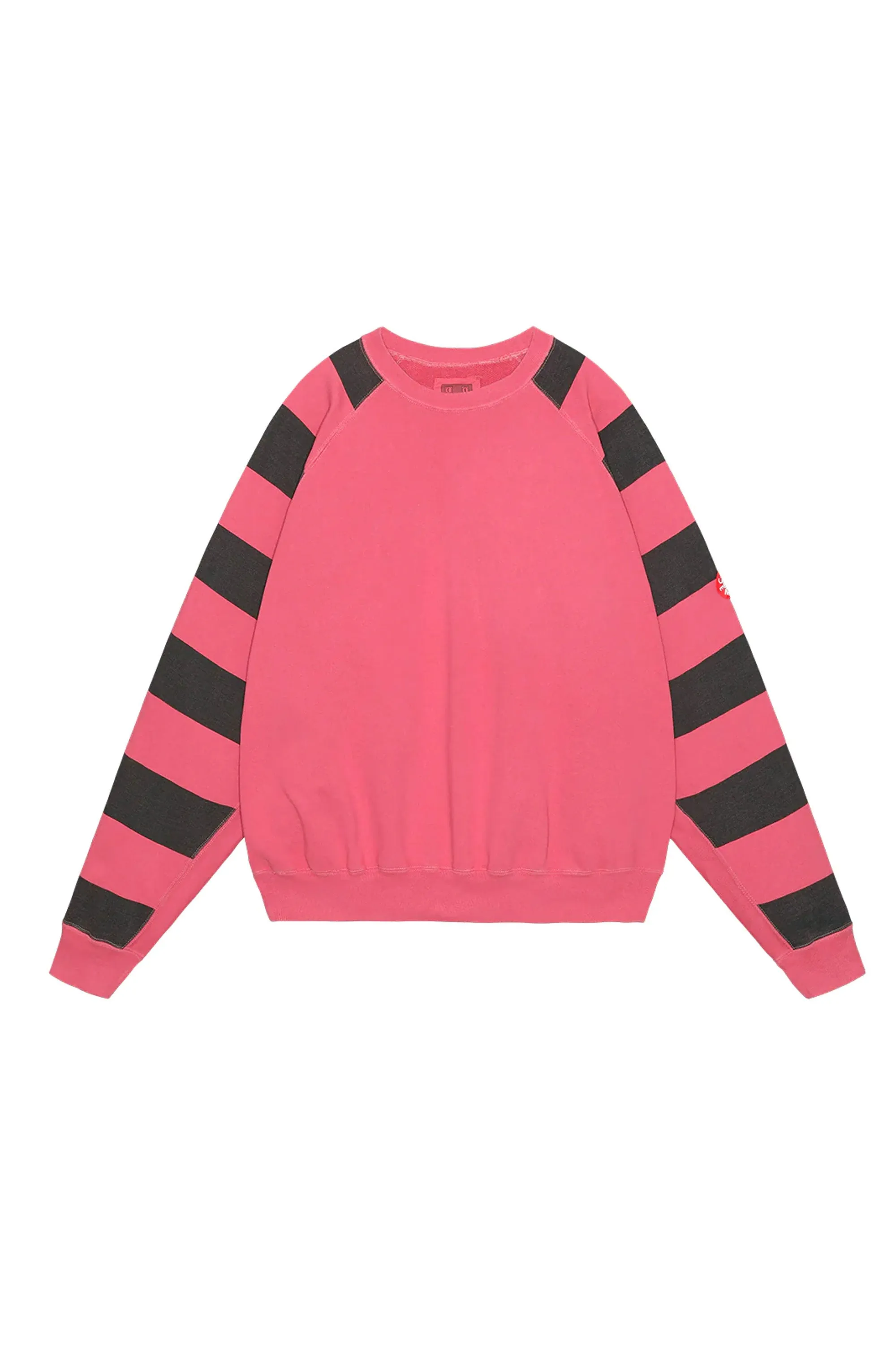 CAV EMPT - OVERDYE STRIPE SLEEVE BIG CREW NECK