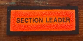 CHENILLE SECTION LEADER PATCH