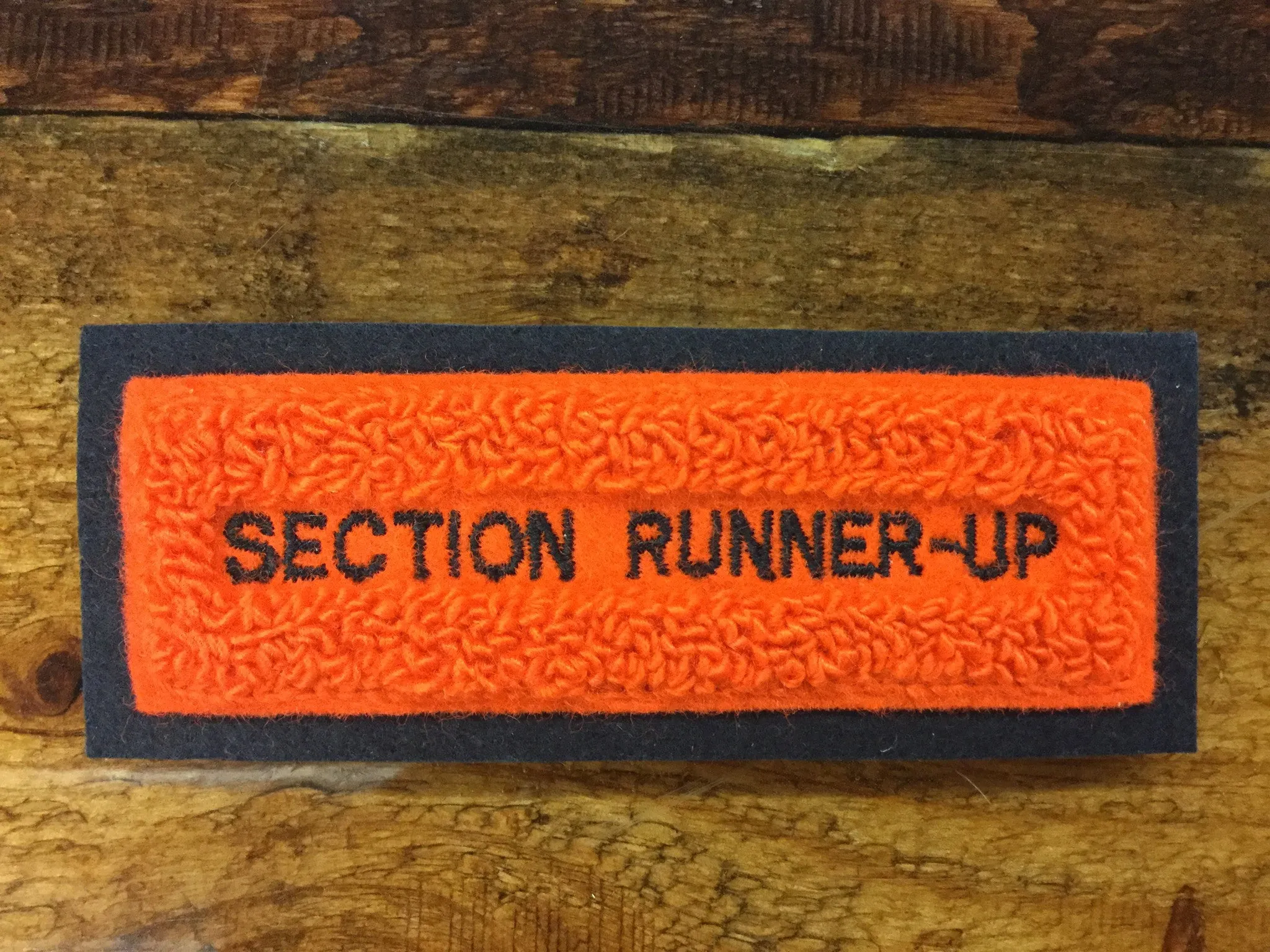 CHENILLE SECTION RUNNER UP BAR