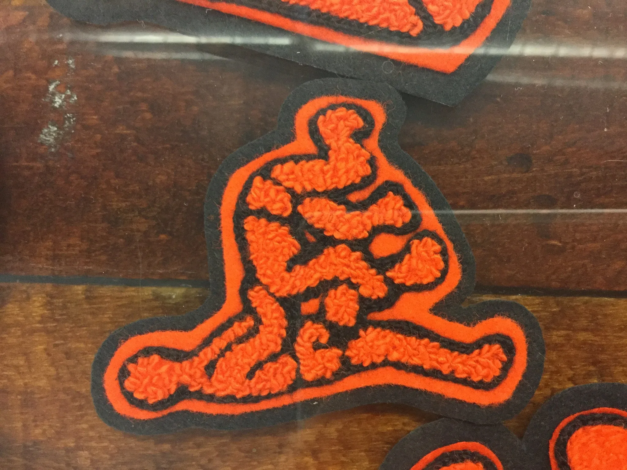 CHENILLE WRESTLING PATCH