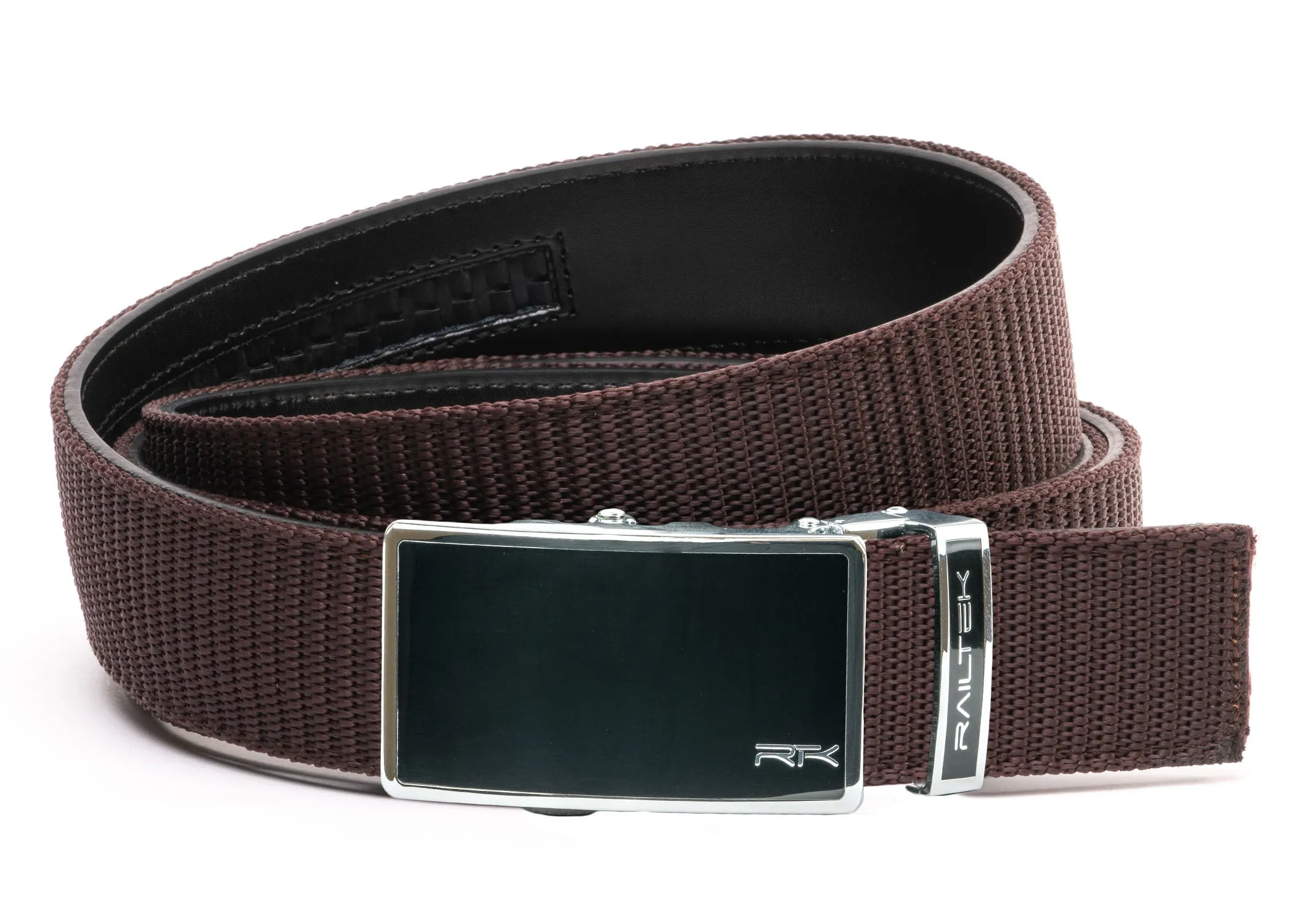 Chrome Black Railtek Belt