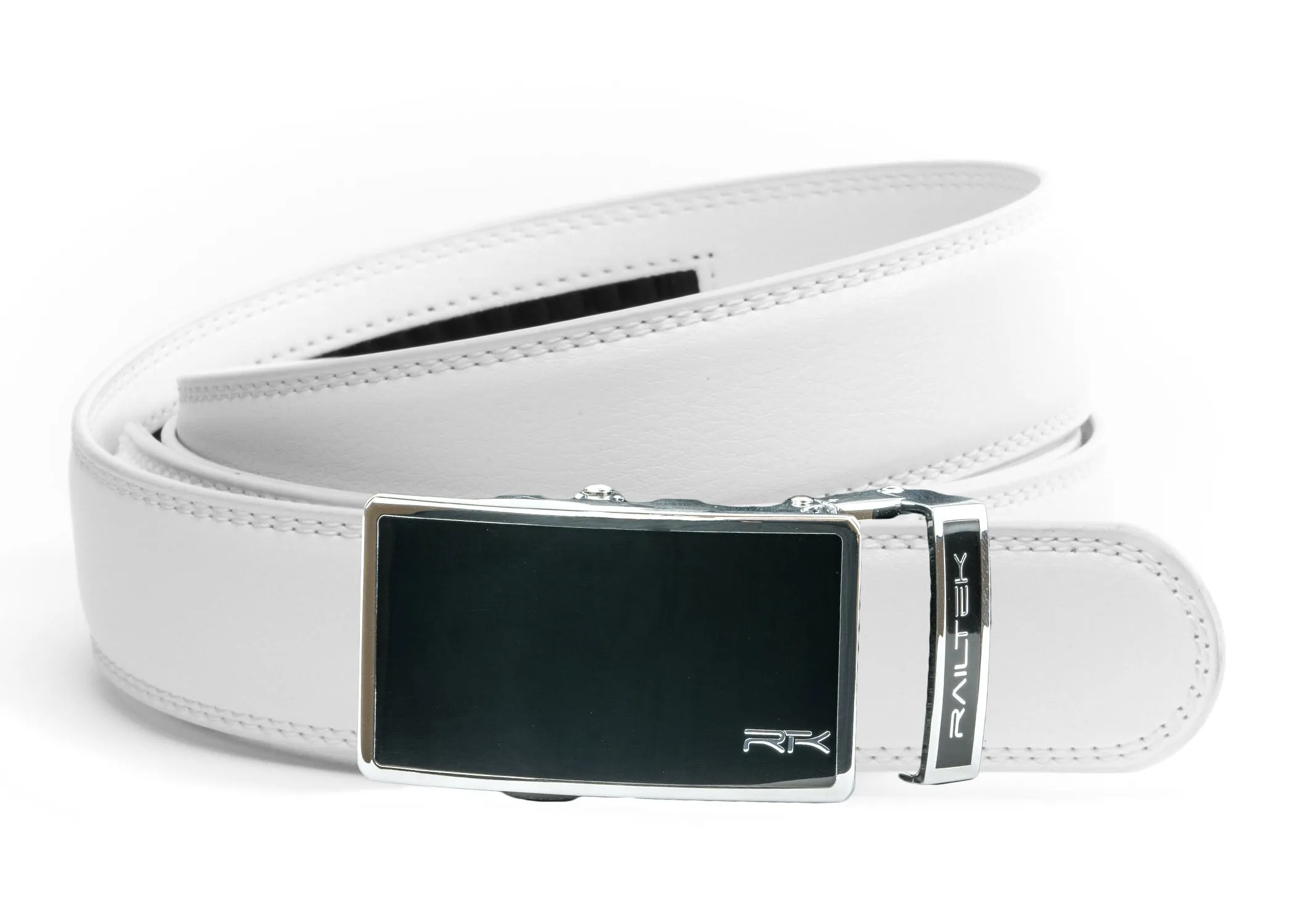 Chrome Black Railtek Belt