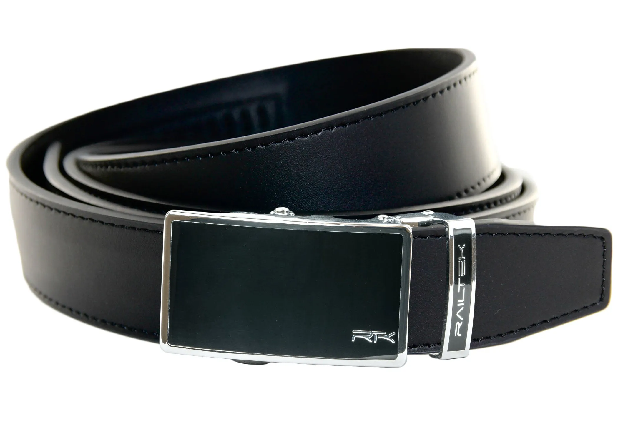 Chrome Black Railtek Belt