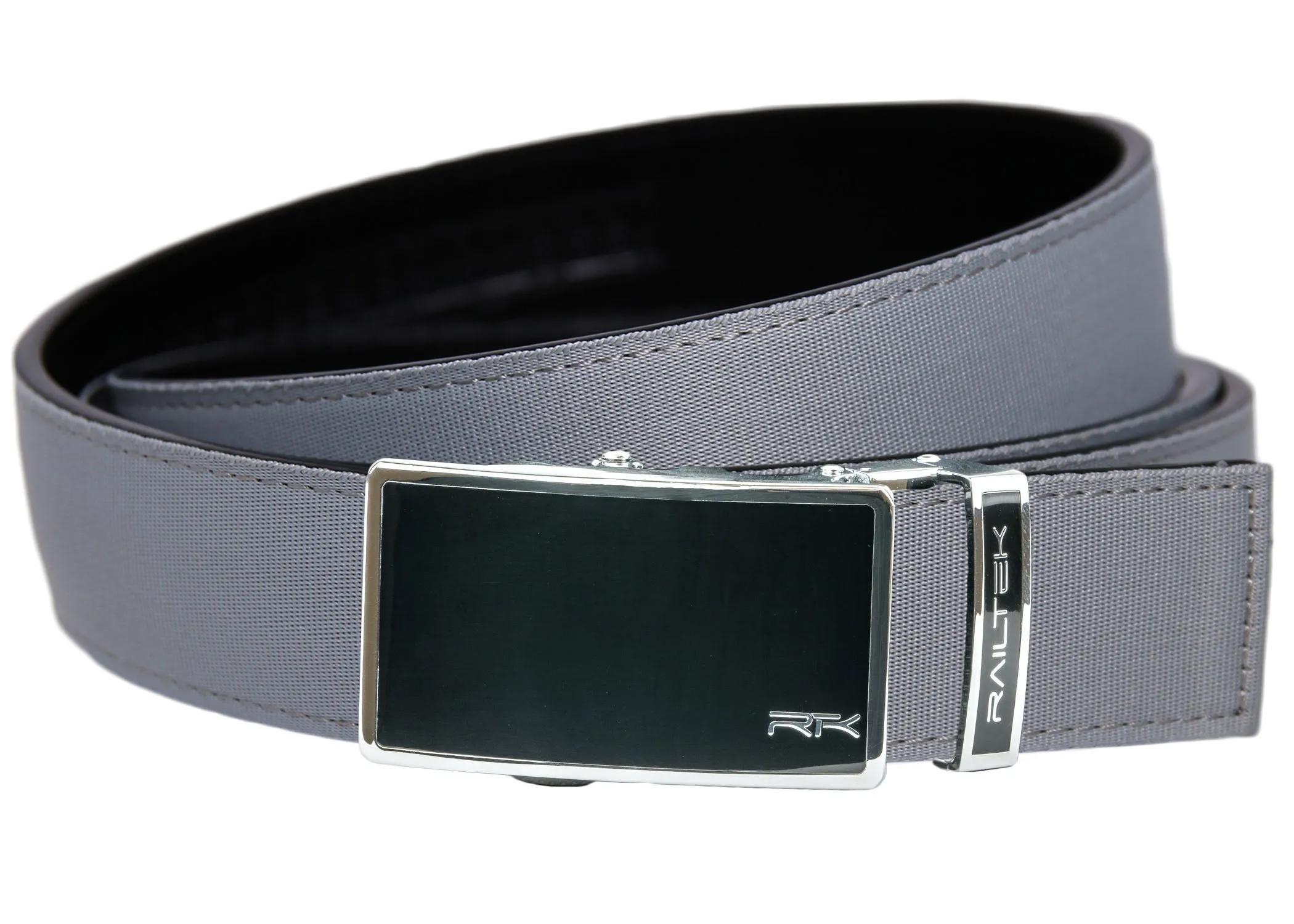 Chrome Black Railtek Belt