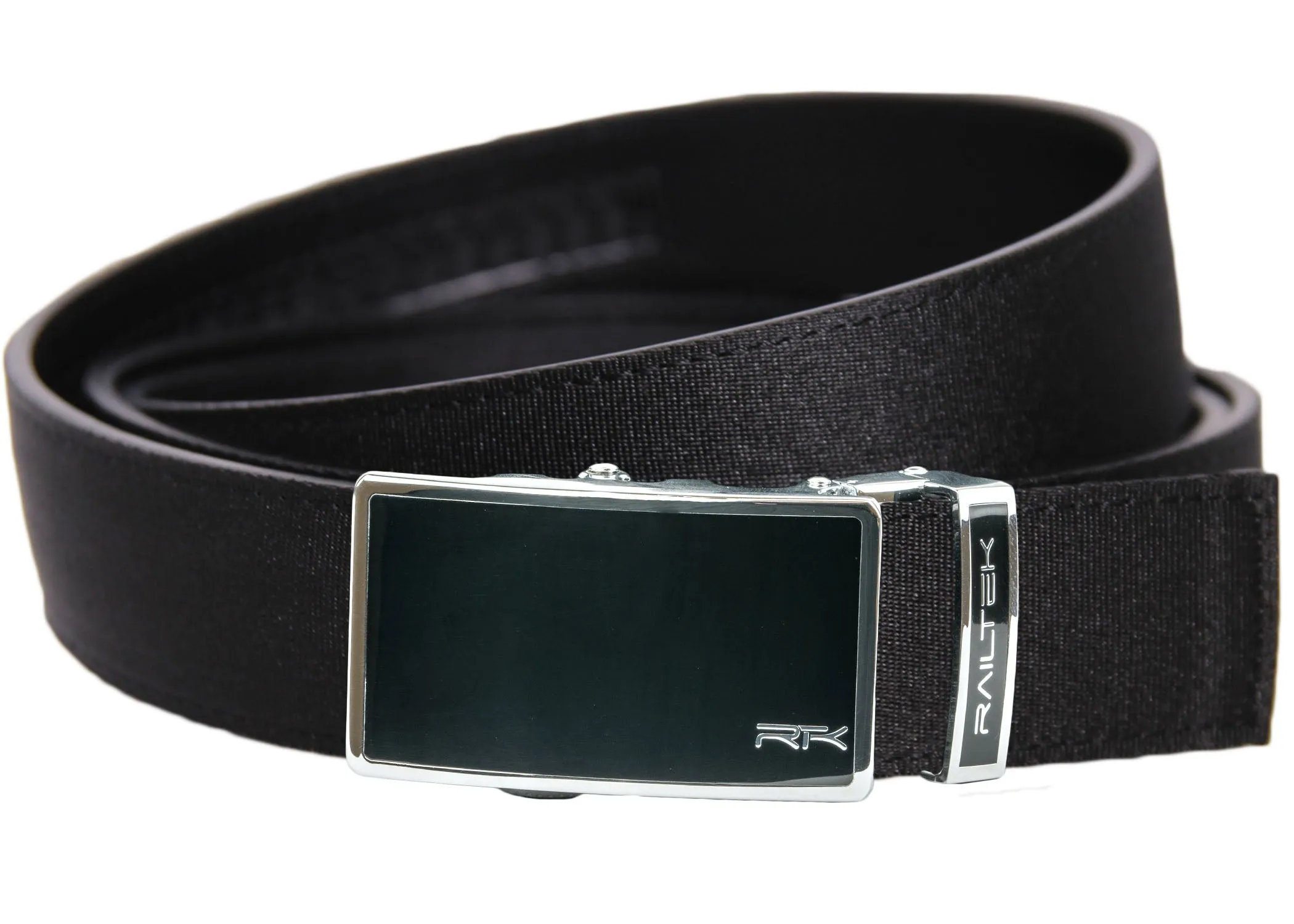 Chrome Black Railtek Belt