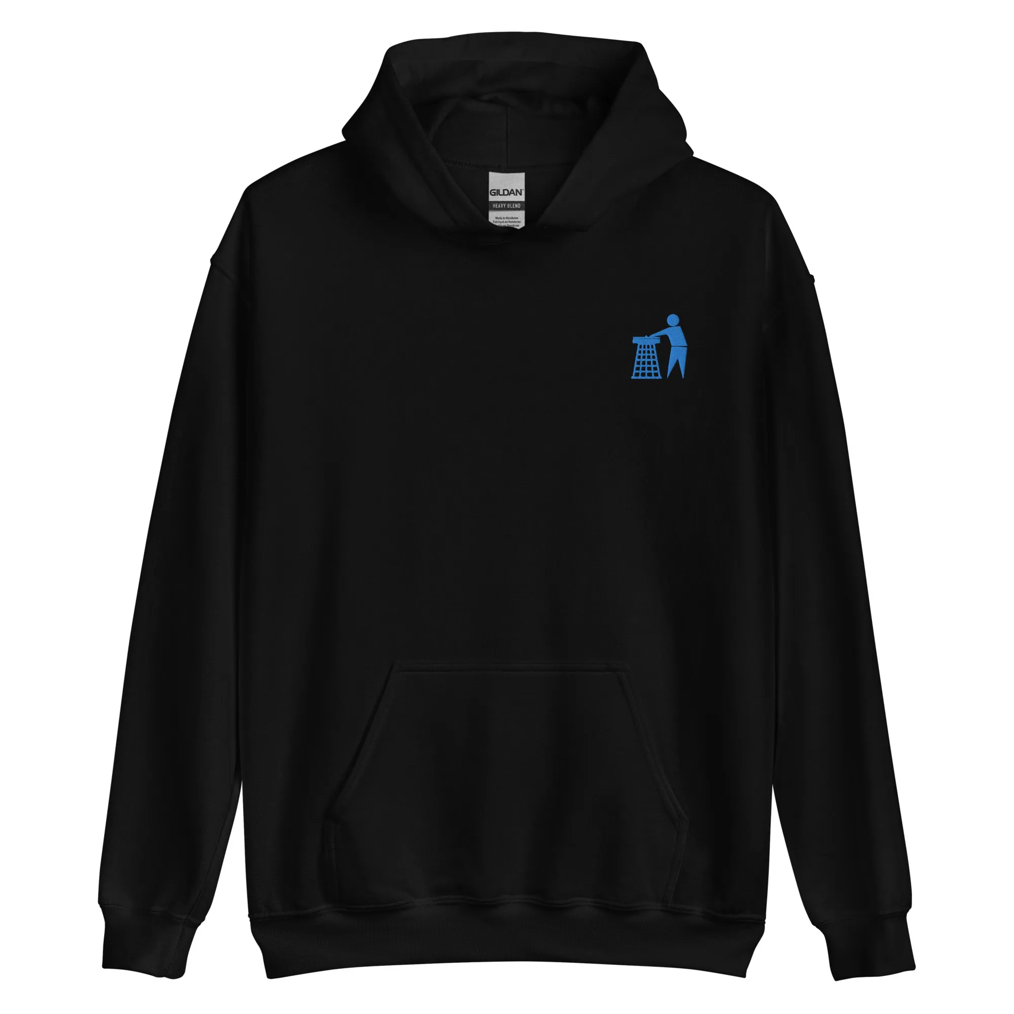 Classic Blue Tidy Hoodie (embroidered)