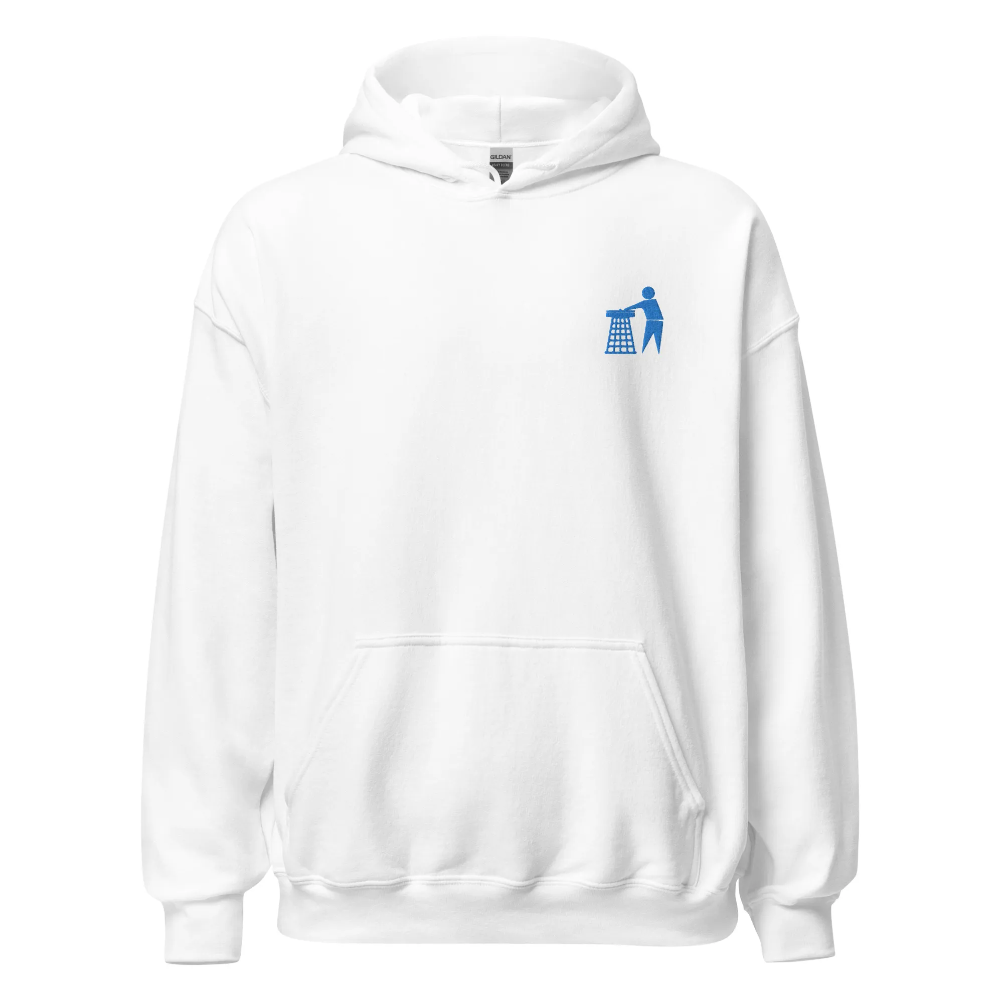 Classic Blue Tidy Hoodie (embroidered)