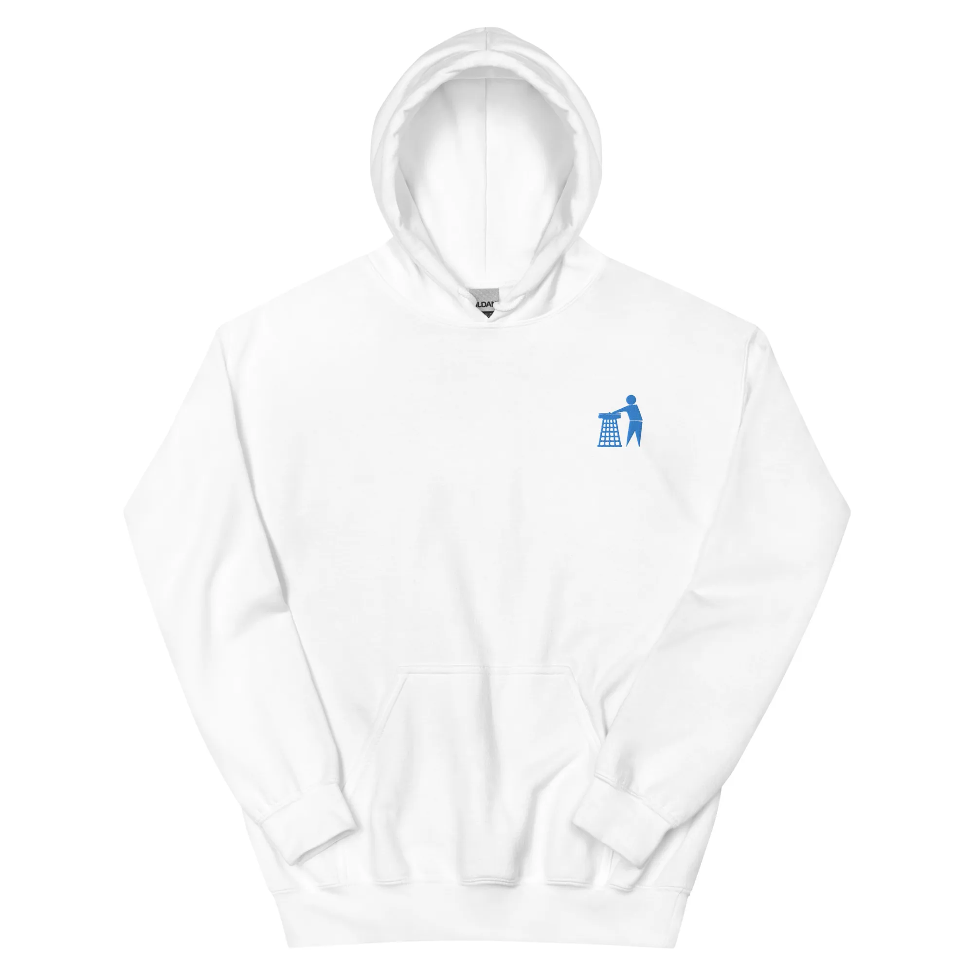 Classic Blue Tidy Hoodie (embroidered)