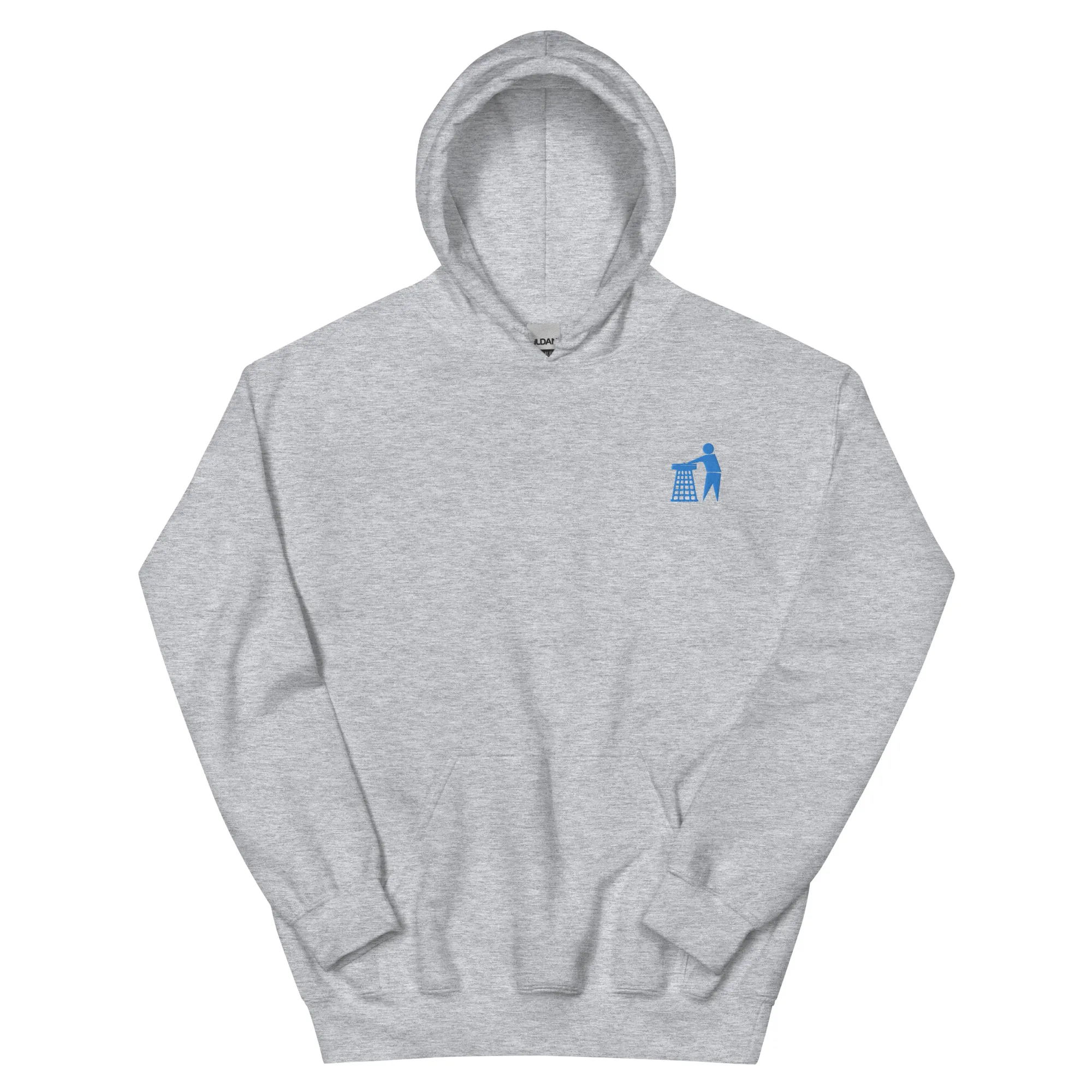 Classic Blue Tidy Hoodie (embroidered)