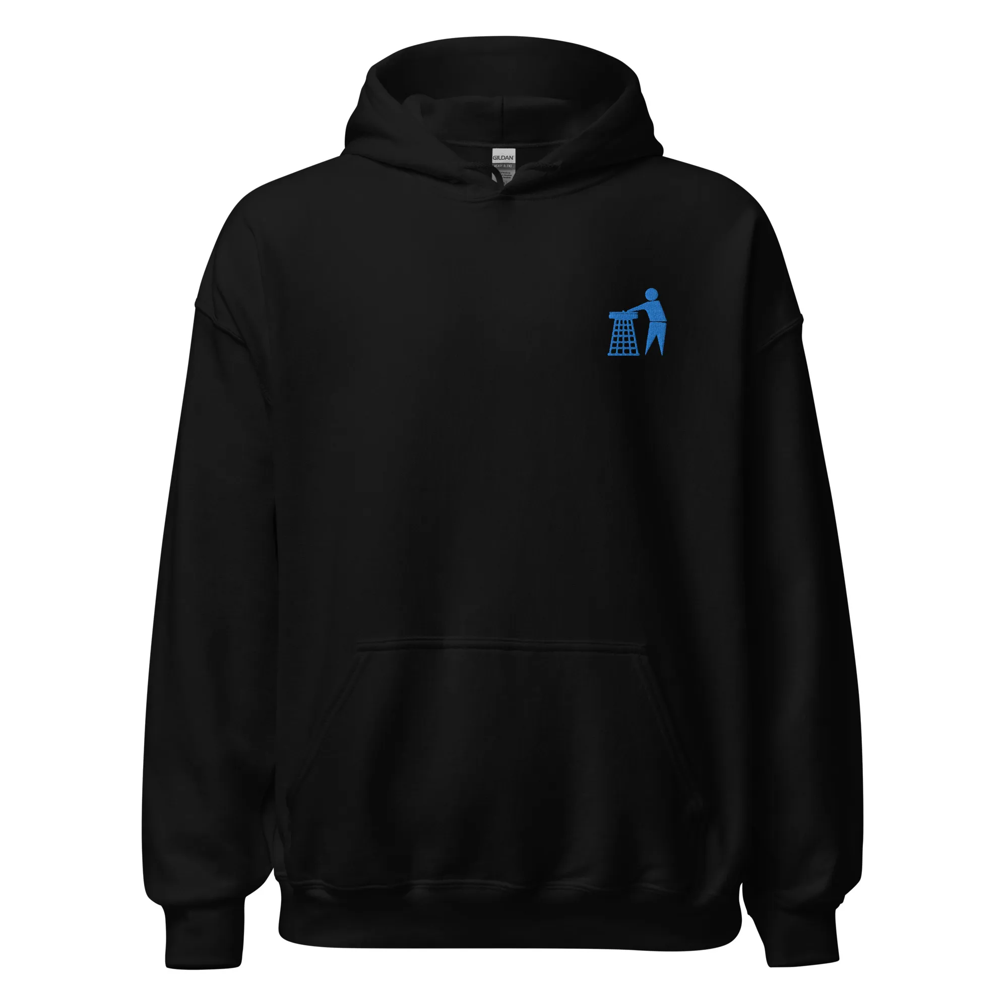 Classic Blue Tidy Hoodie (embroidered)