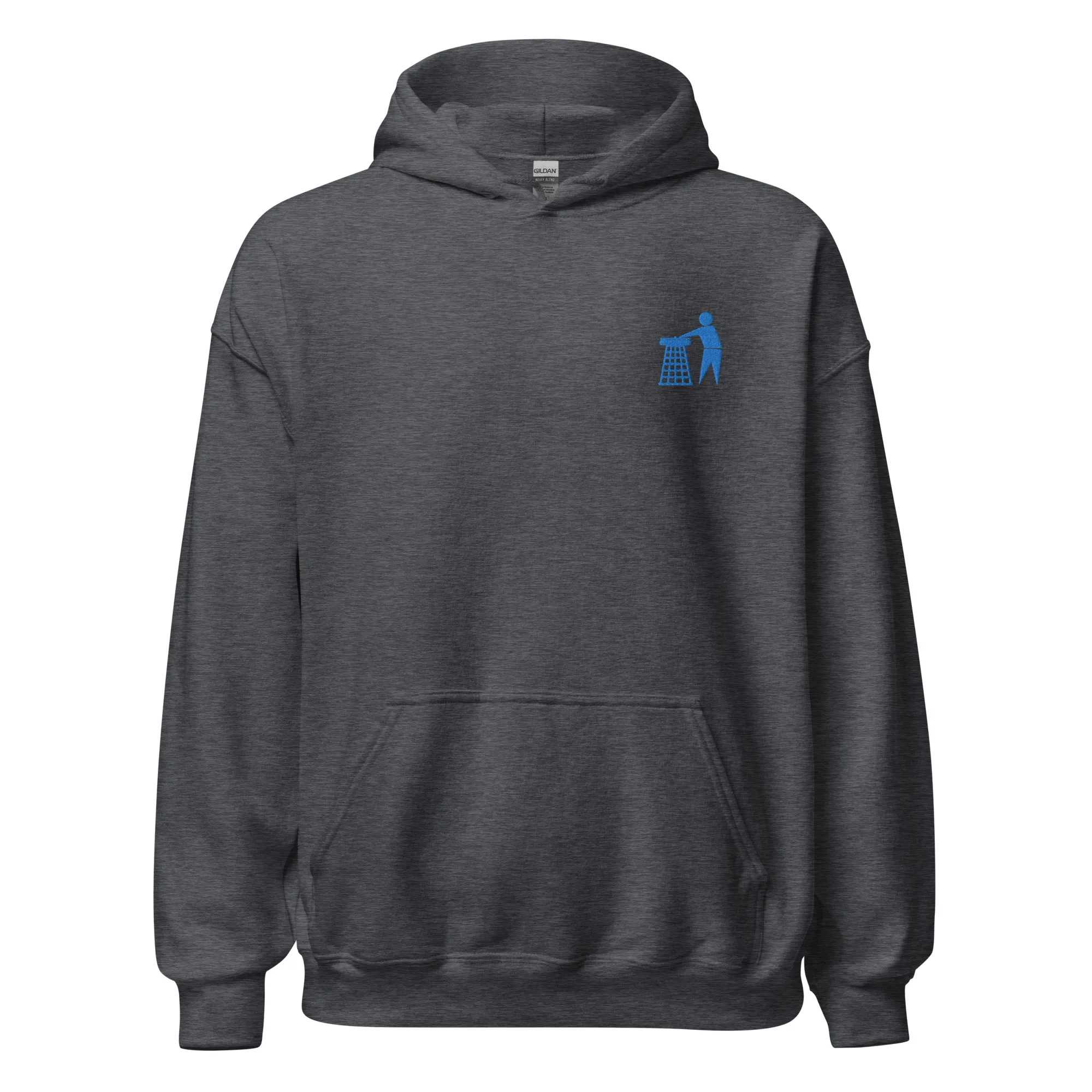 Classic Blue Tidy Hoodie (embroidered)