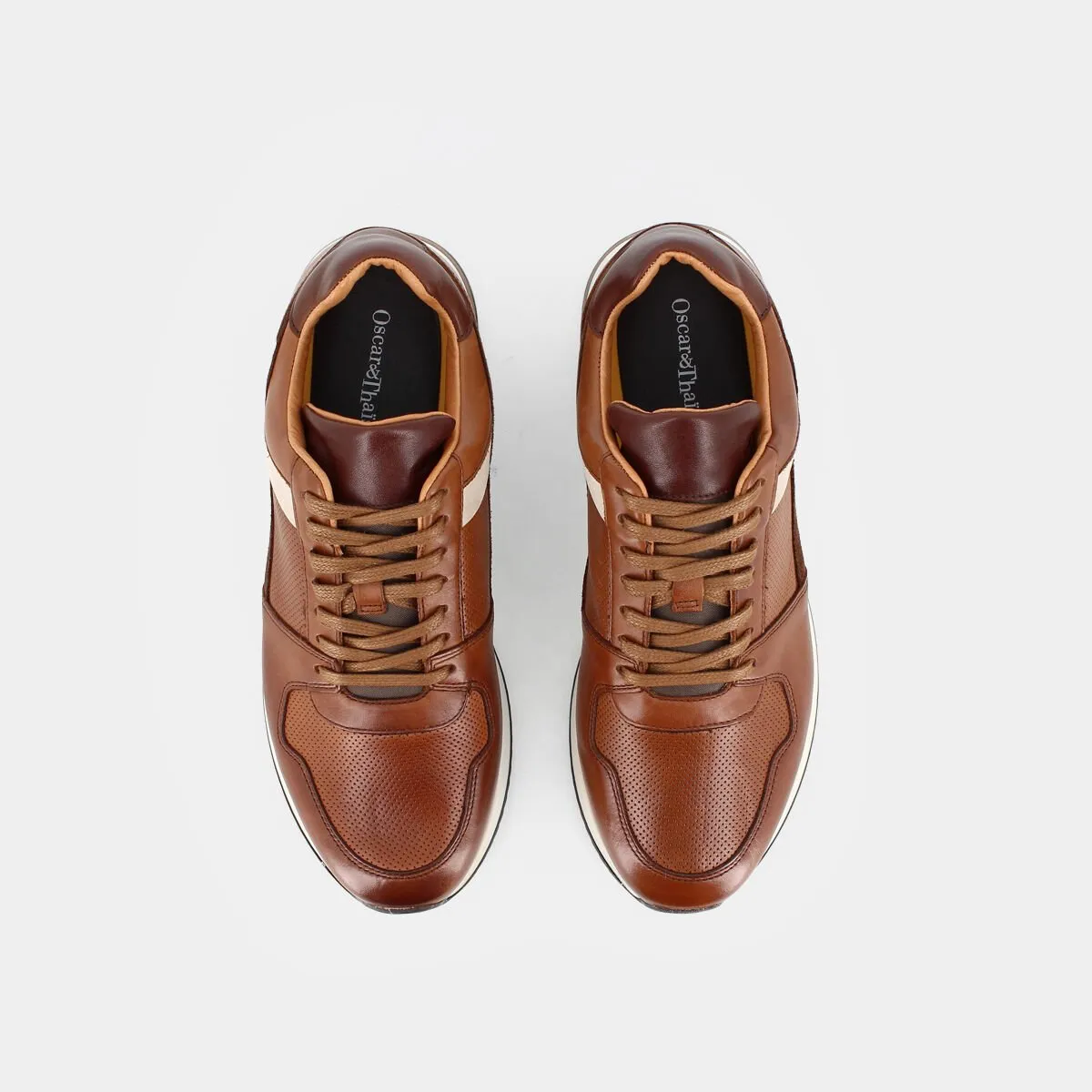 CT-E23U-03-COGNAC- SNEAKERS