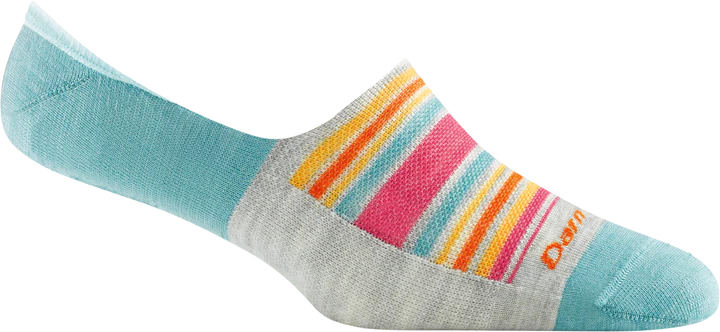 Darn Tough Womens No Show Socks- Aqua