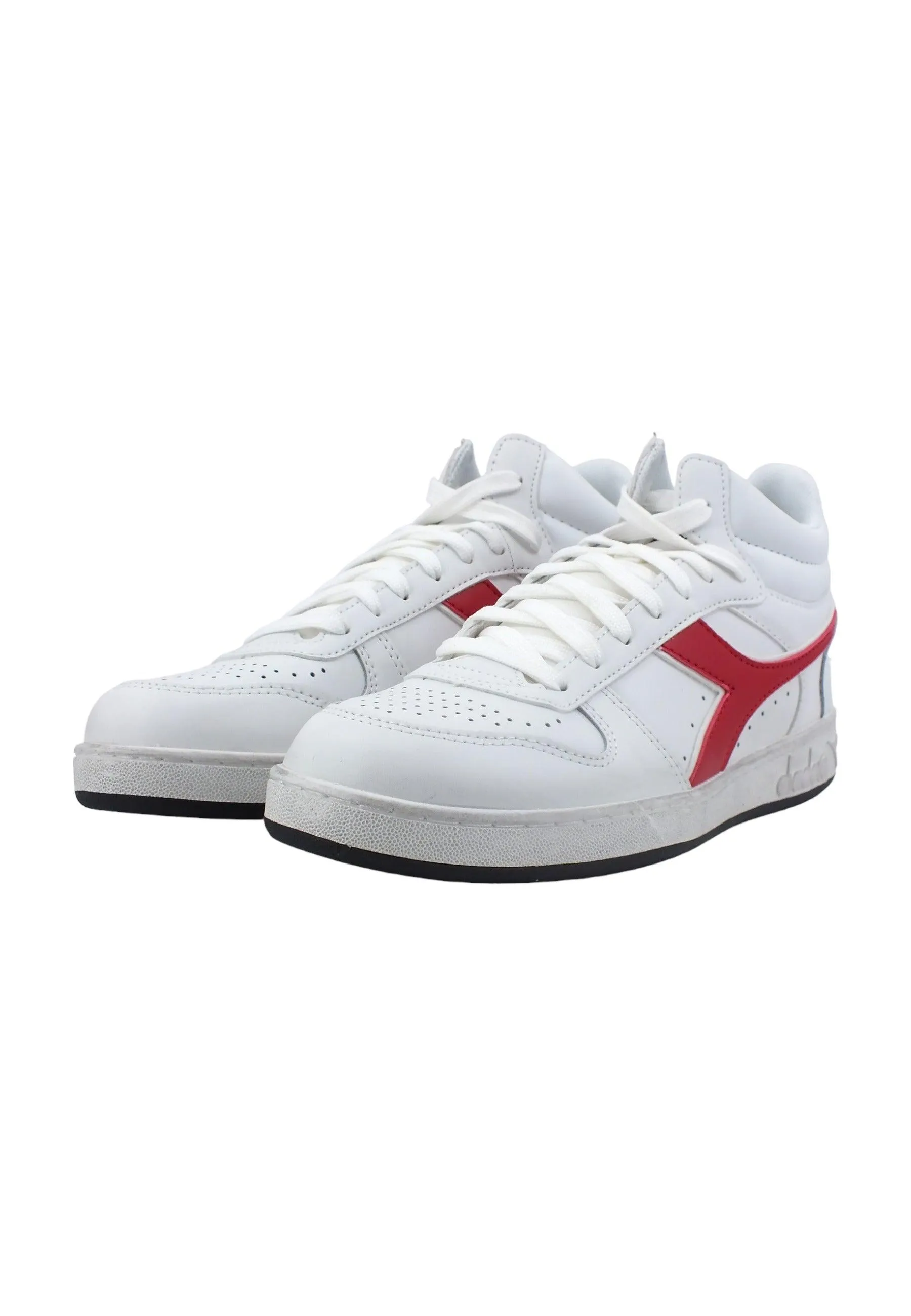 DIADORA Magic Basket Icona Sneaker Uomo White Chili Peper 501.179297C5934