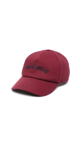 Drill Baseball Cap - Dark Red