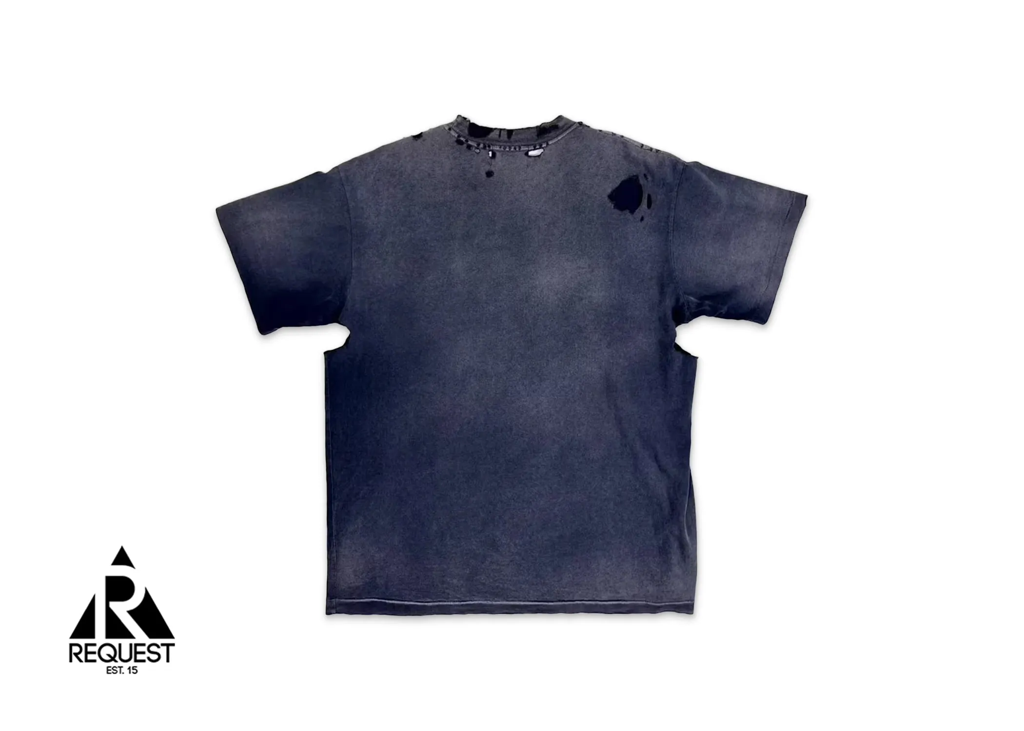 Enfants Riches Déprimes Destroyed Pocket Tee Navy