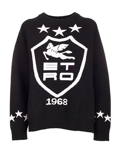 ETRO  |Wool Plain Logo Luxury Sweaters