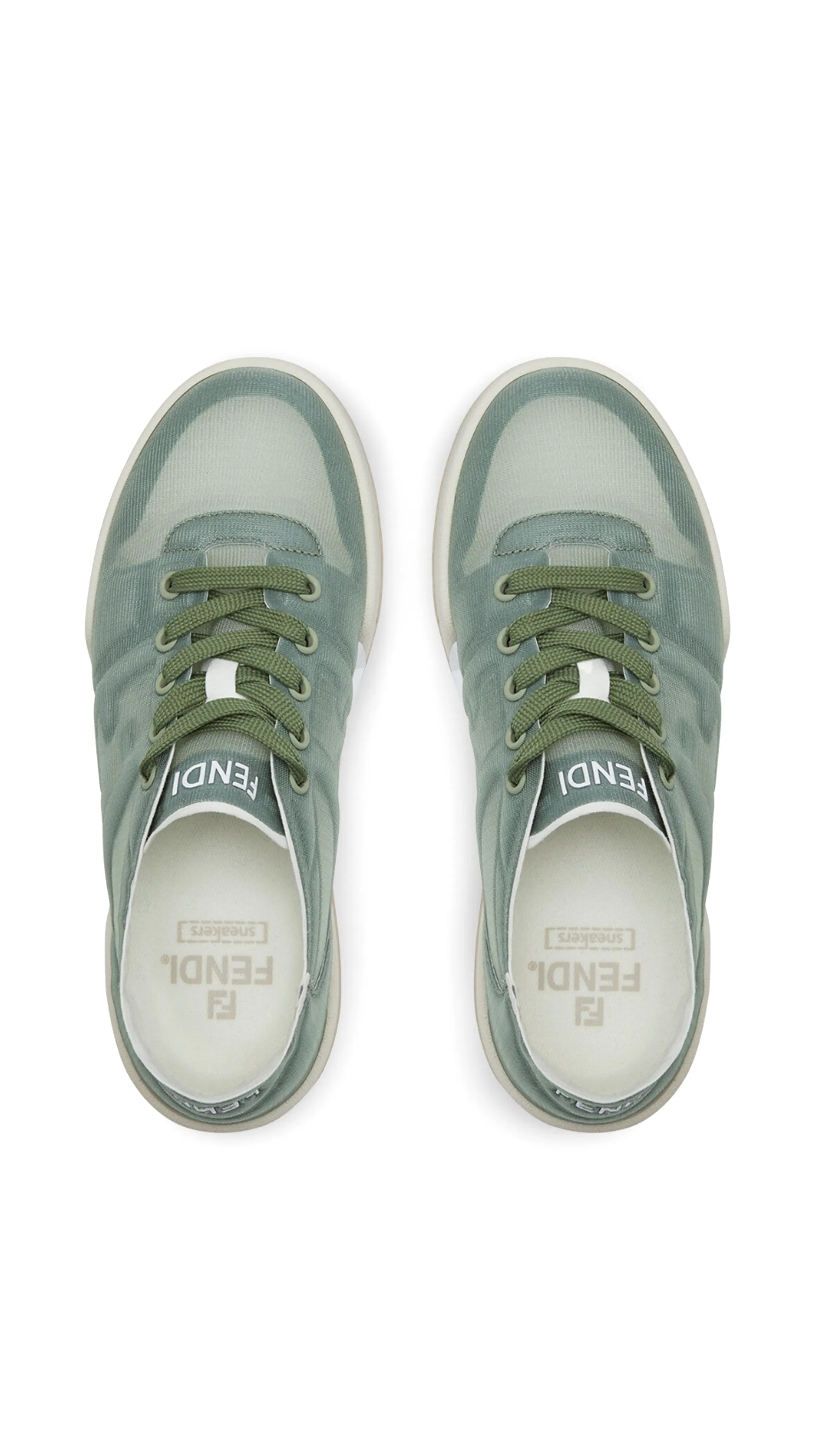 Fendi Match Mesh Sneakers - Green