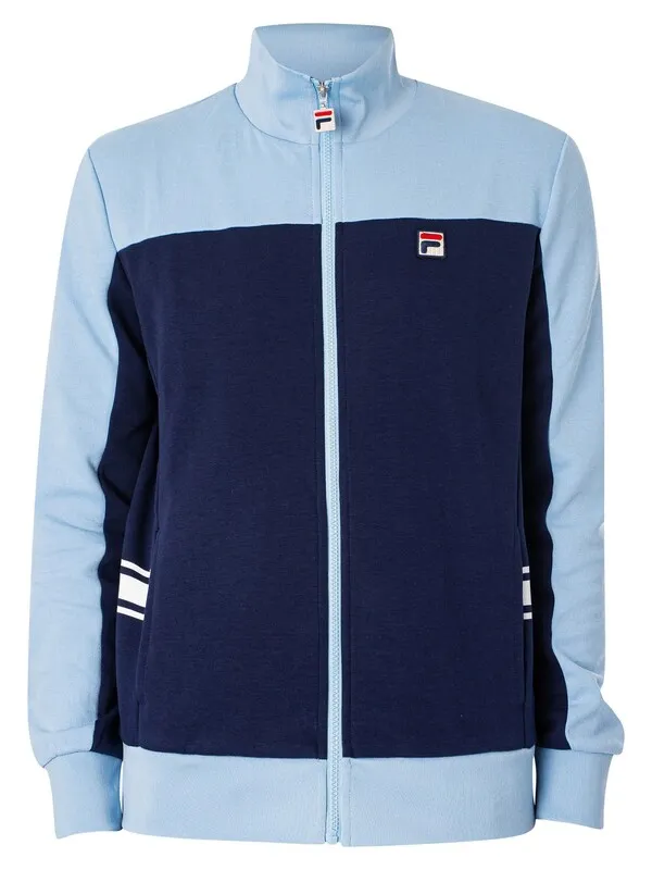 Fila Gavin Colourblock Track Jacket - Navy/Blue Bell