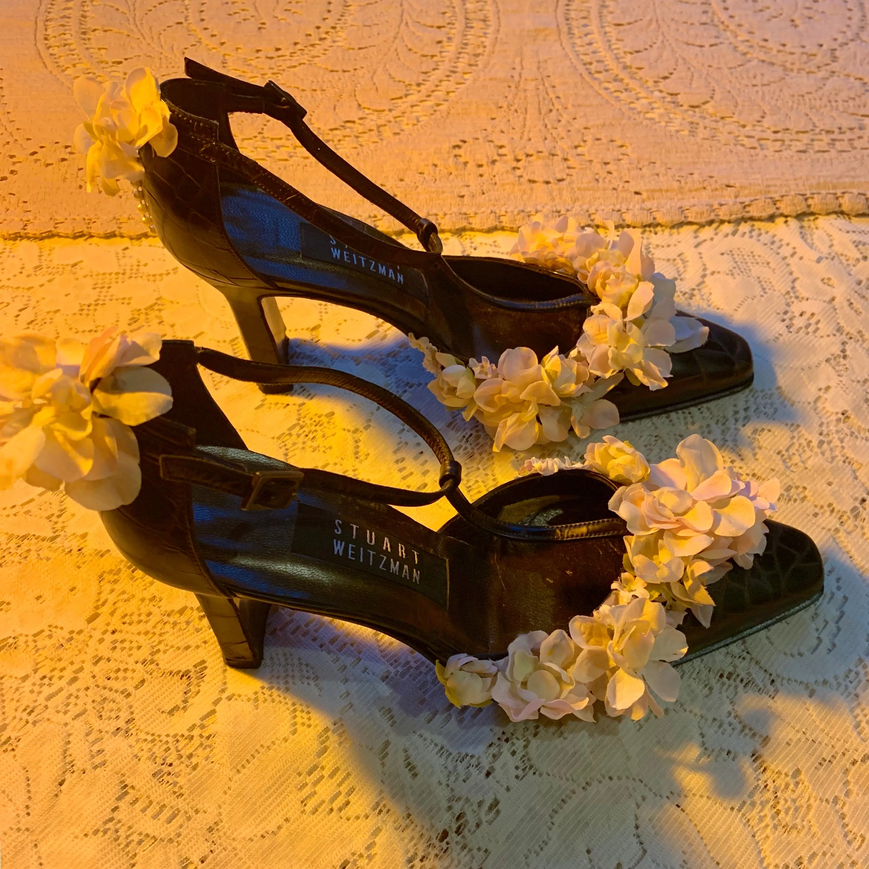 Fiore t-strap heels