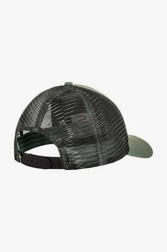 Fjallraven baseball cap 1960 Logo Langtradarkeps green color