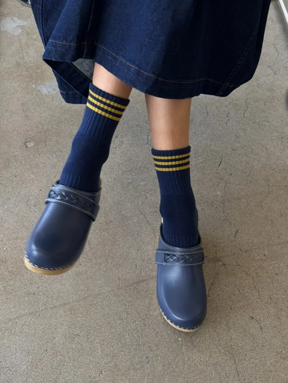 Girlfriend Socks - Navy