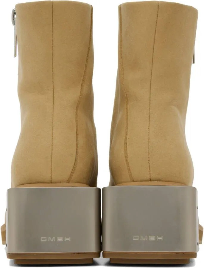 GmbH Beige Ergonomic Boots